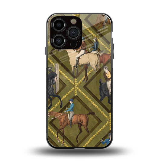 Polo Elite back phone cover | glass case for iphone 15 pro max
