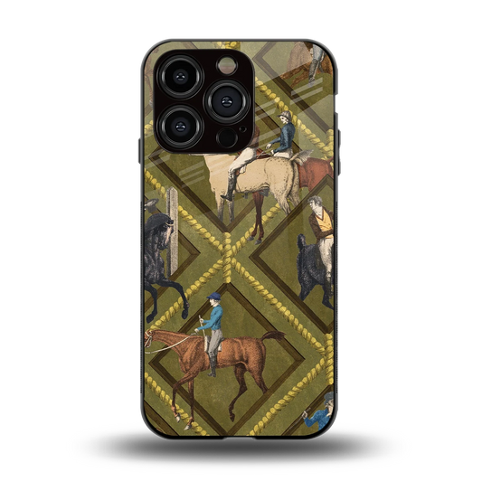 Polo Elite back phone cover | glass case for iphone 15 pro