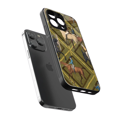 Polo Elite sleek iphone 15 pro cover with tempered glass back and TPU edges