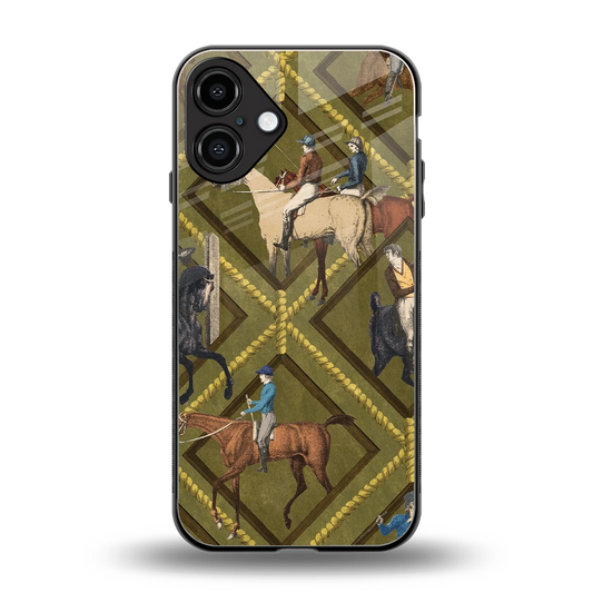Polo Elite back phone cover | glass case for iphone 16 plus
