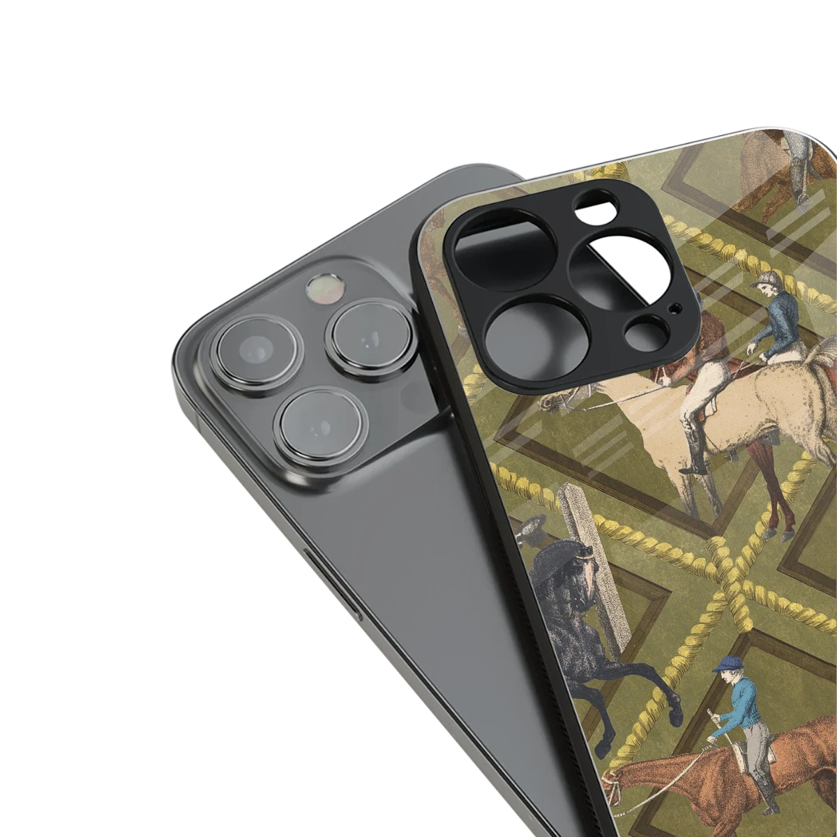 Polo Elite stylish phone case for iphone 15 pro | glossy glass and slim fit