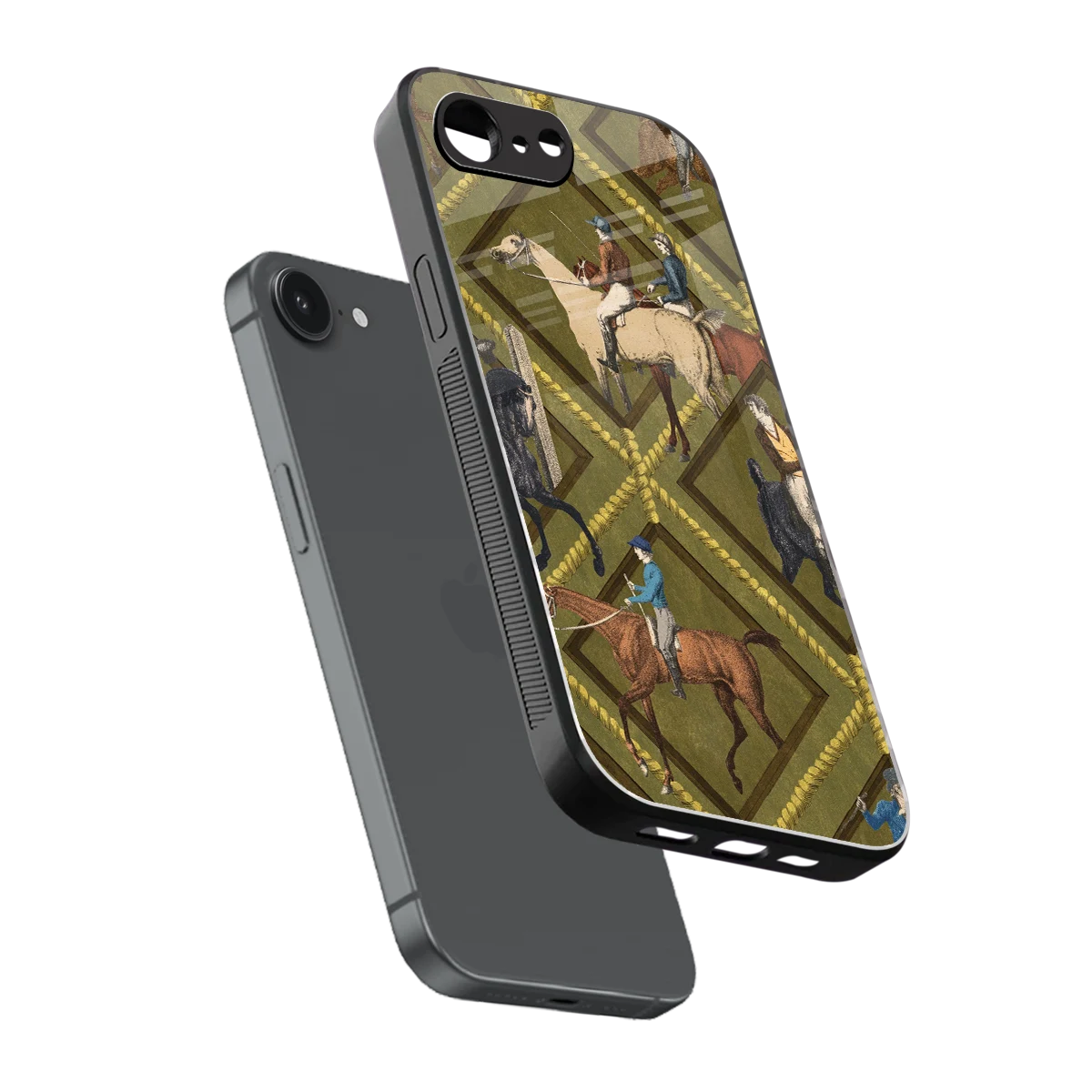 Polo Elite sleek iphone 17e cover with tempered glass back and TPU edges