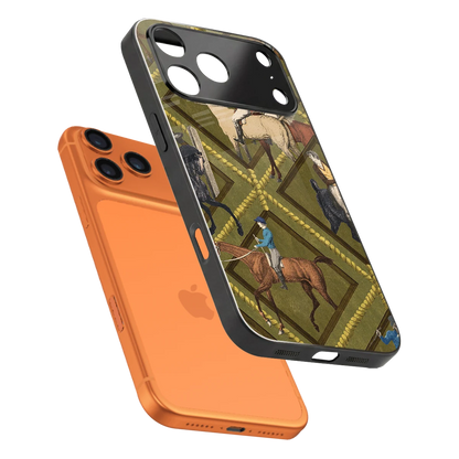 Polo Elite sleek iphone 17 pro cover with tempered glass back and TPU edges