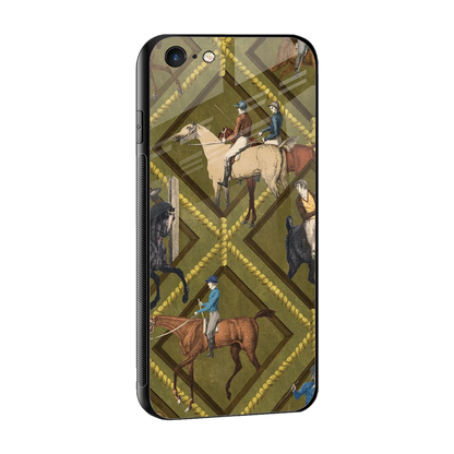Polo Elite sleek iphone 6s plus cover with tempered glass back and TPU edges