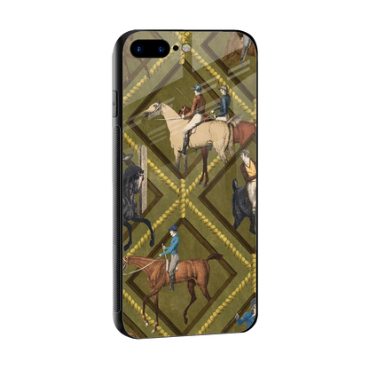 Polo Elite sleek iphone 8 plus cover with tempered glass back and TPU edges