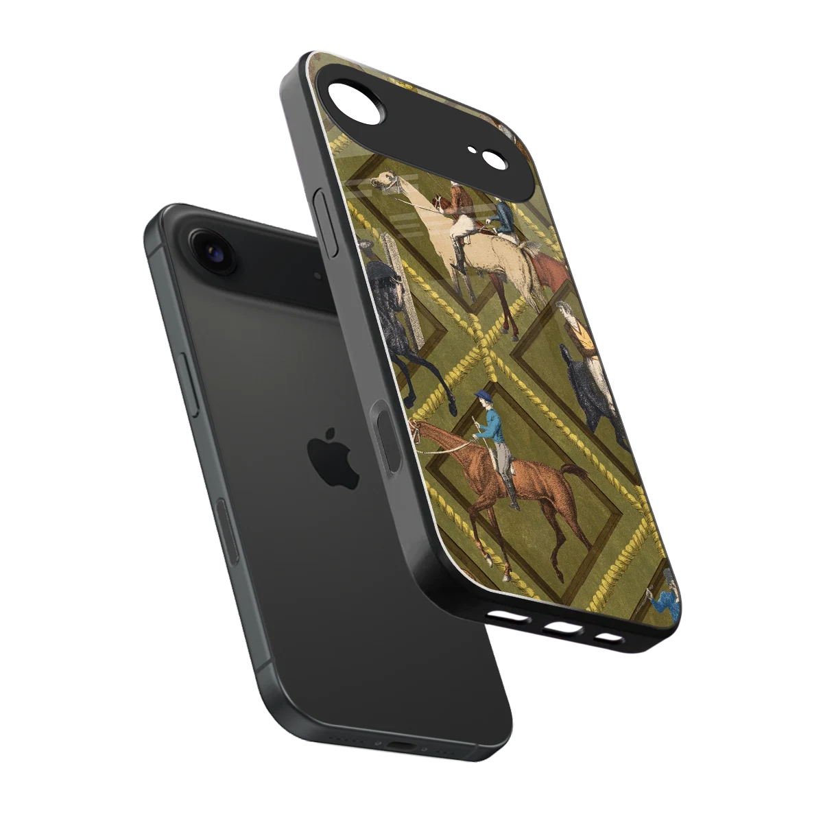 Polo Elite sleek iphone air cover with tempered glass back and TPU edges