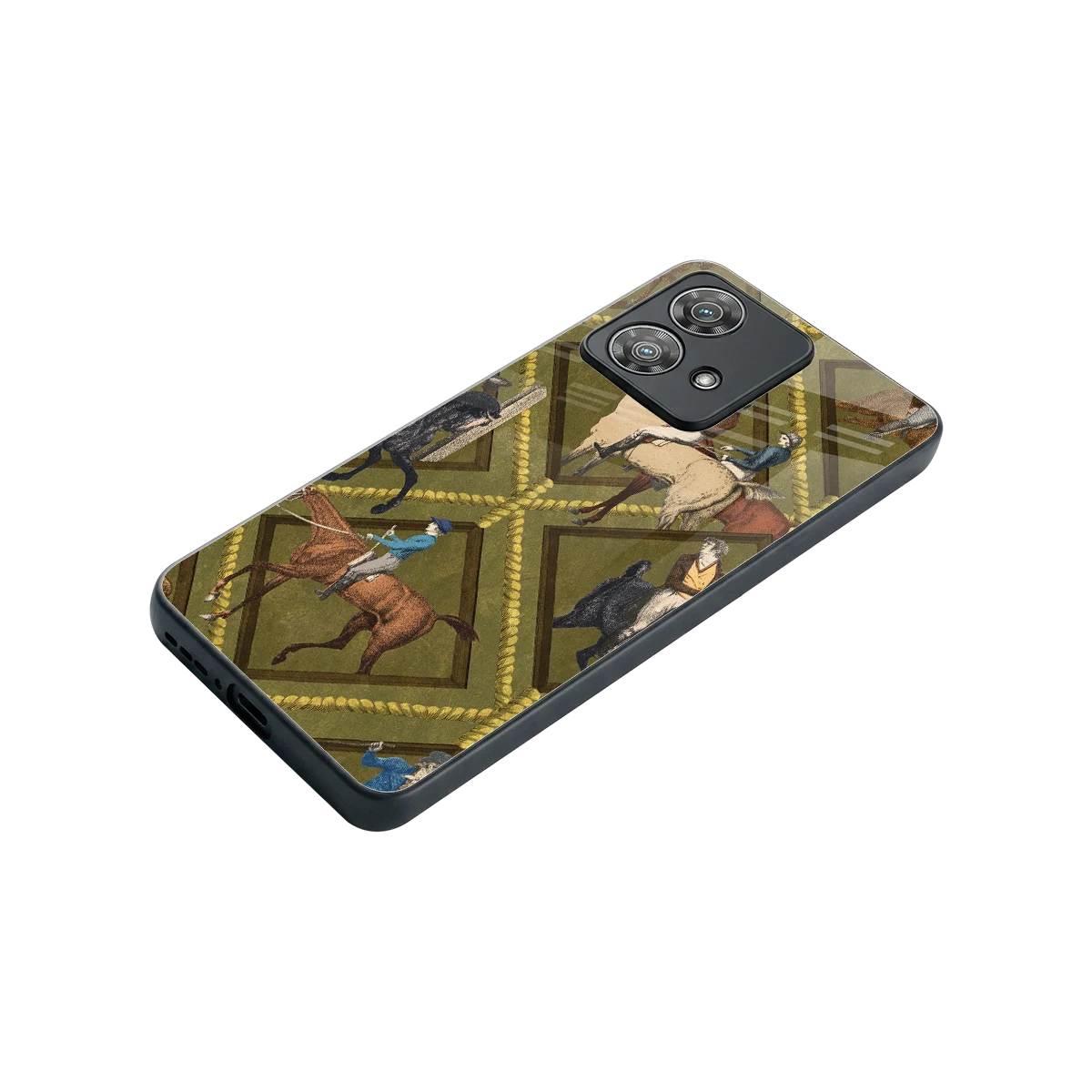 Polo Elite stylish phone case for motorola edge 40 neo 5g | glossy glass and slim fit
