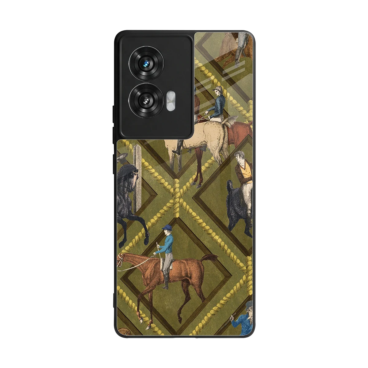 Polo Elite back phone cover | glass case for motorola edge 50 fusion
