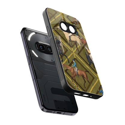 Polo Elite sleek nothing phone 2a cover with tempered glass back and TPU edges