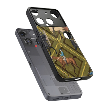 Polo Elite sleek nothing phone 3 cover with tempered glass back and TPU edges