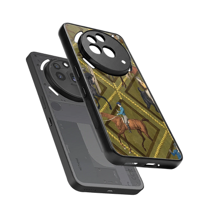 Polo Elite sleek nothing phone 3a pro cover with tempered glass back and TPU edges