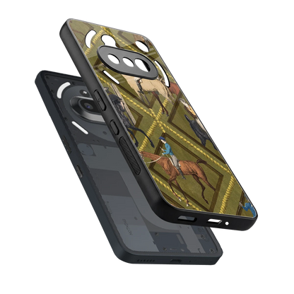 Polo Elite sleek nothing phone 3a cover with tempered glass back and TPU edges
