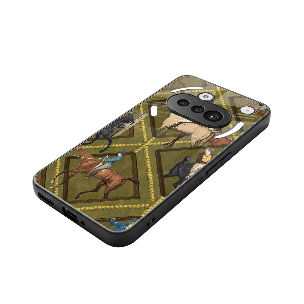 Polo Elite stylish phone case for nothing phone 3a | glossy glass and slim fit