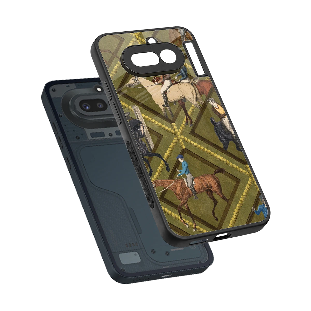 Polo Elite sleek nothing phone 4a cover with tempered glass back and TPU edges