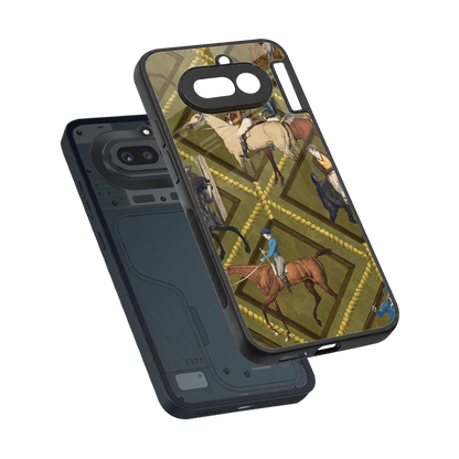 Polo Elite sleek nothing phone 4a cover with tempered glass back and TPU edges