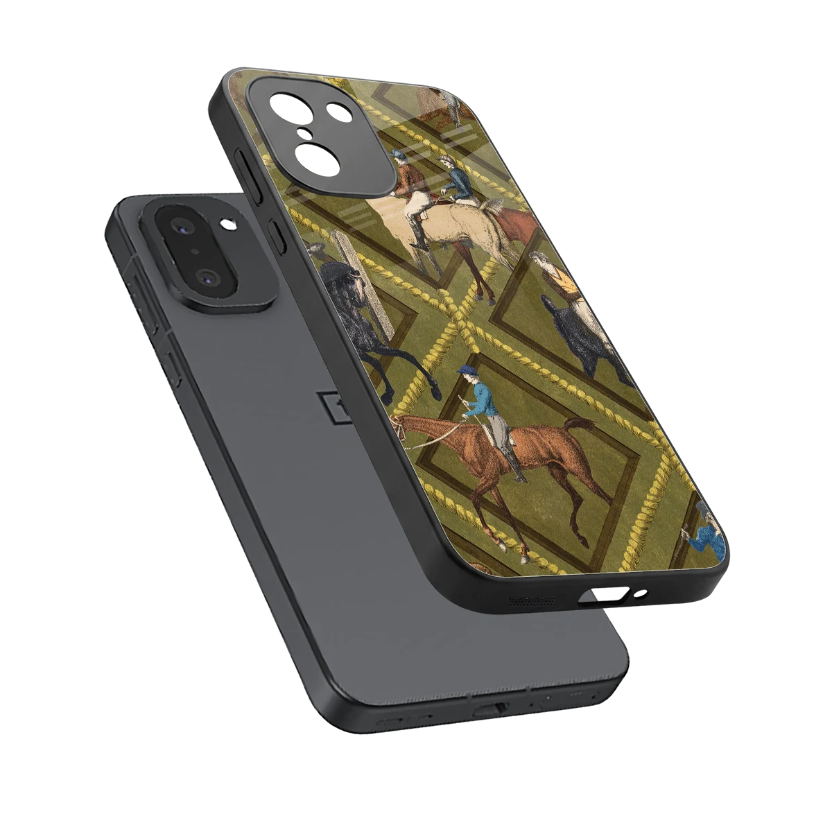 Polo Elite sleek oneplus 15r cover with tempered glass back and TPU edges