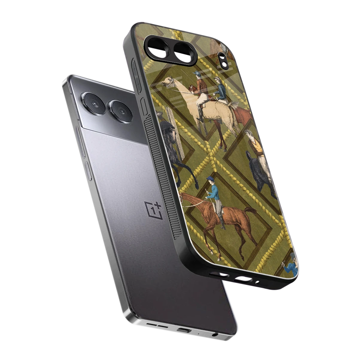 Polo Elite sleek oneplus nord 4 cover with tempered glass back and TPU edges