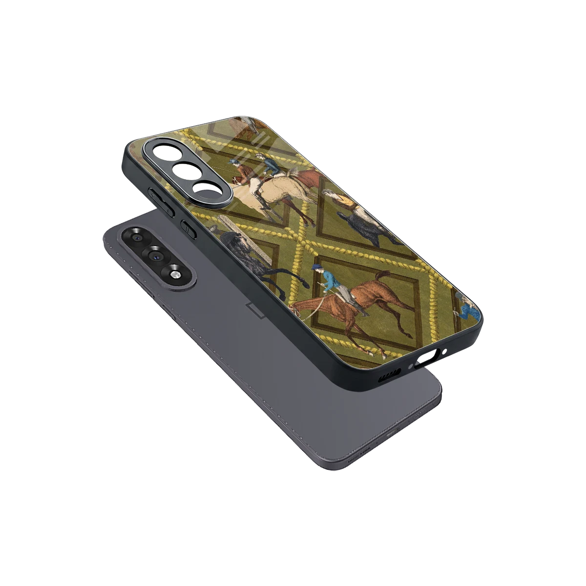 Polo Elite sleek oneplus nord 5 cover with tempered glass back and TPU edges
