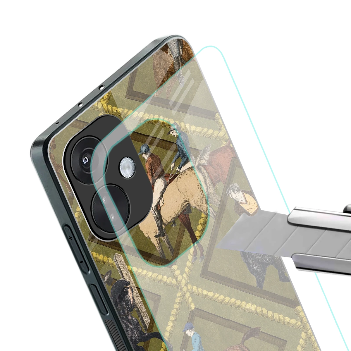 Polo Elite stylish phone case for oneplus nord ce 3 | glossy glass and slim fit