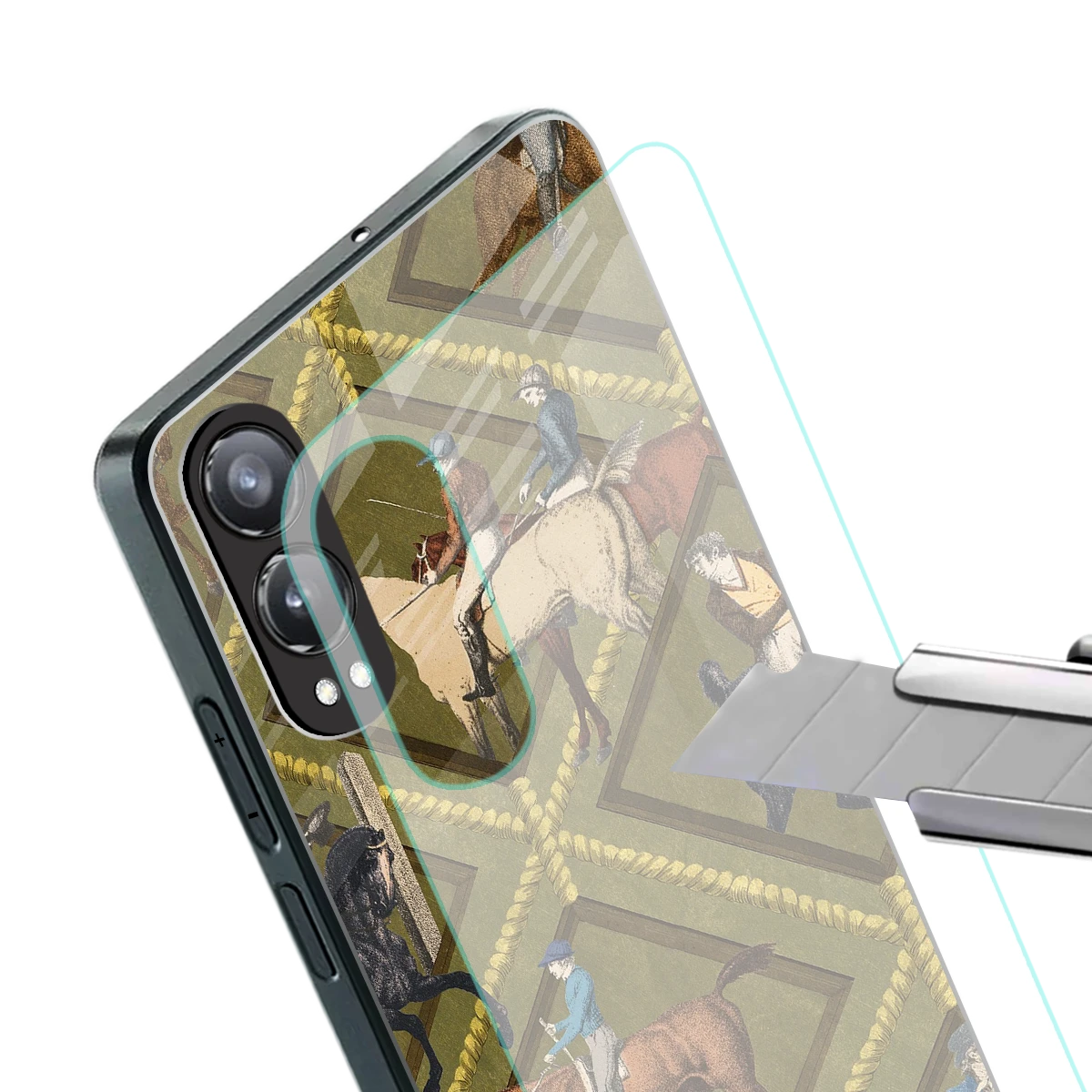 Polo Elite stylish phone case for oneplus nord ce 4 lite | glossy glass and slim fit