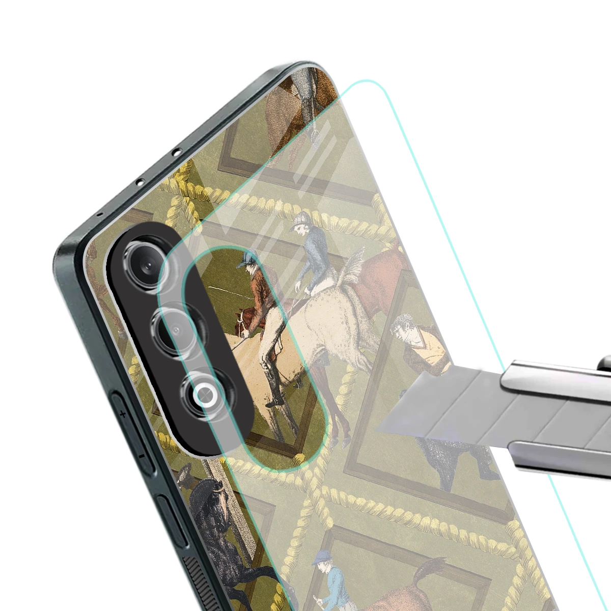 Polo Elite stylish phone case for oneplus nord ce 4 | glossy glass and slim fit