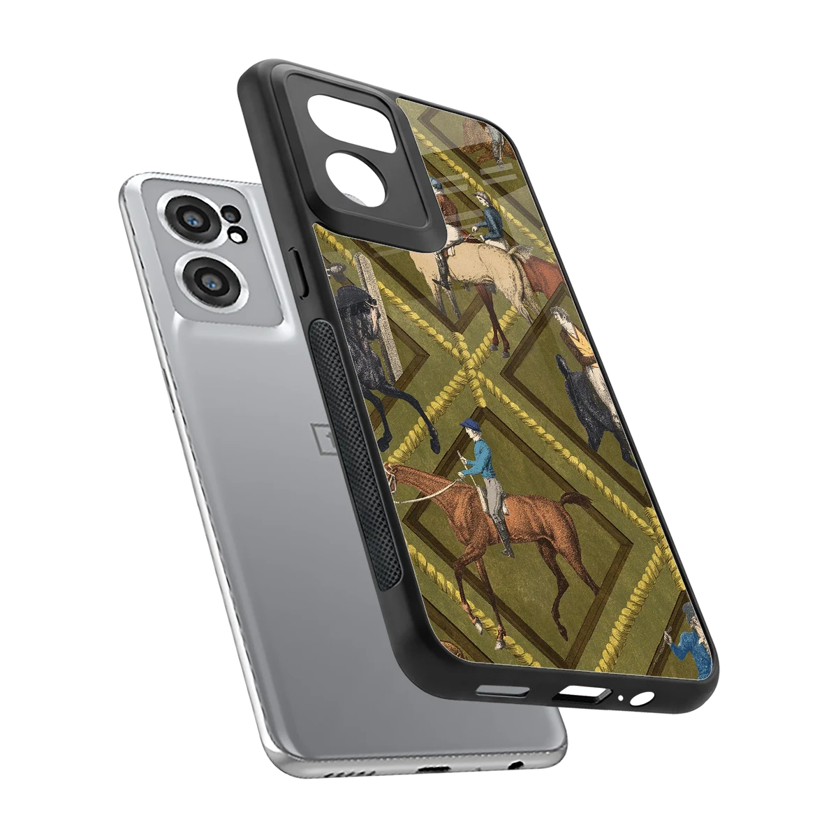 Polo Elite sleek oneplus nord ce 2 cover with tempered glass back and TPU edges