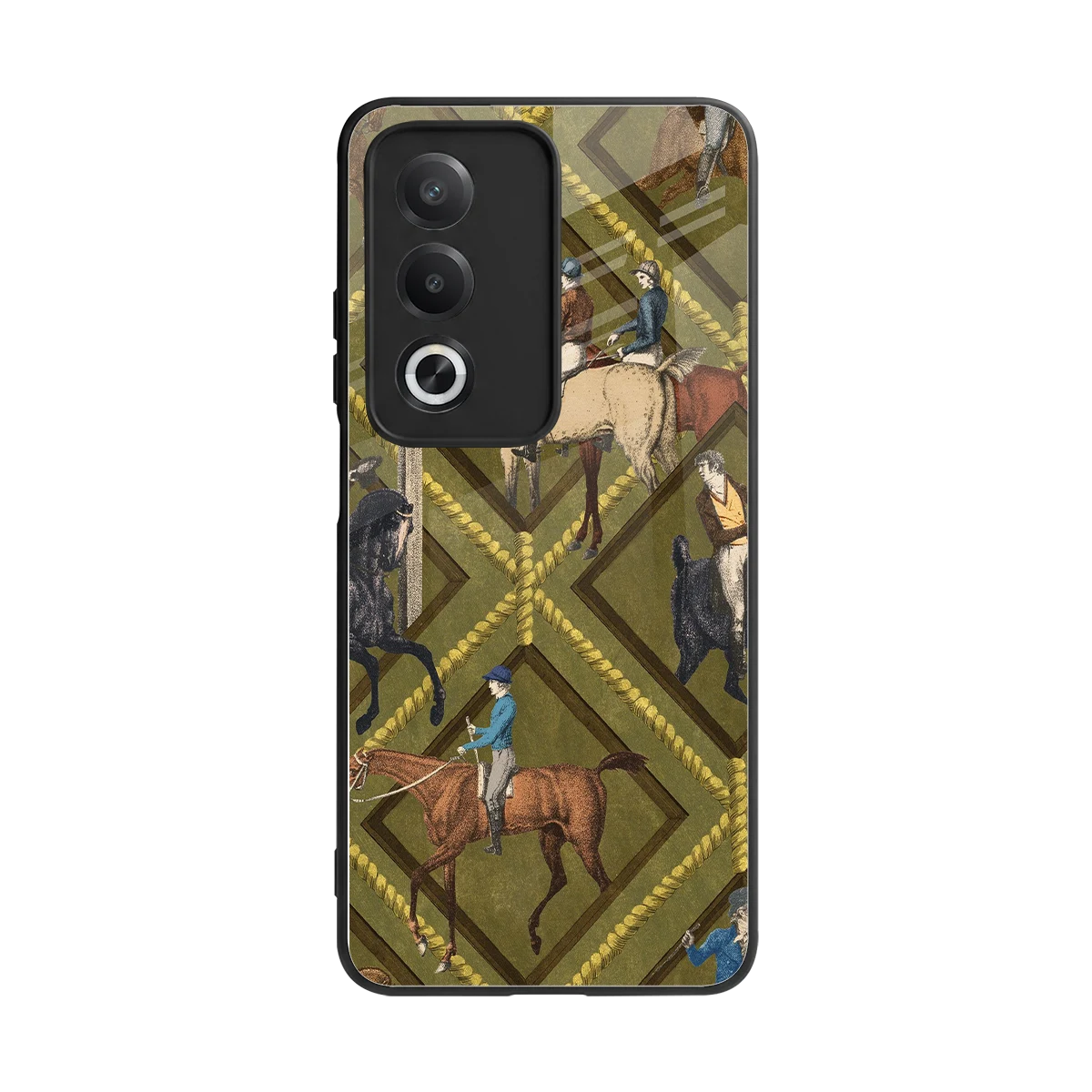 Polo Elite back phone cover | glass case for oppo a3 pro