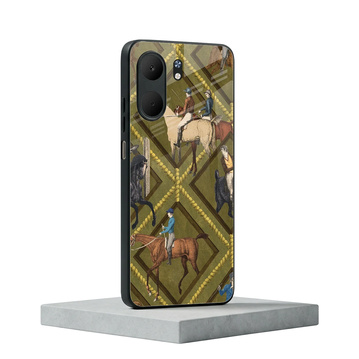 Polo Elite oppo a5x 5g mobile cover | shockproof glass phone case