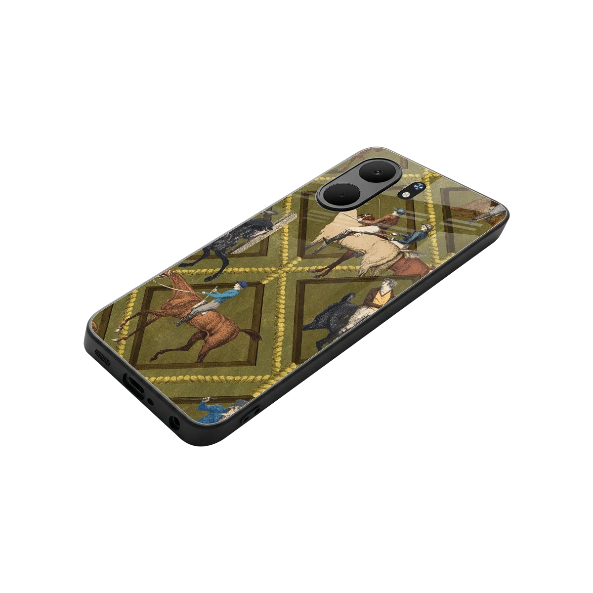 Polo Elite stylish phone case for oppo a5x 5g | glossy glass and slim fit