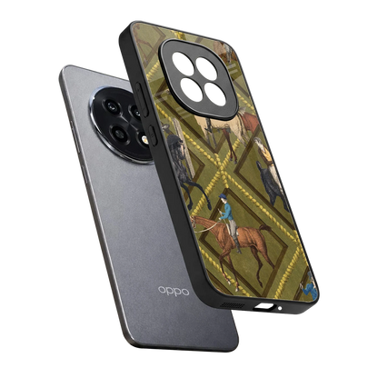Polo Elite sleek oppo f29 pro 5g cover with tempered glass back and TPU edges