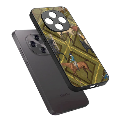 Polo Elite sleek oppo f31 pro 5g cover with tempered glass back and TPU edges