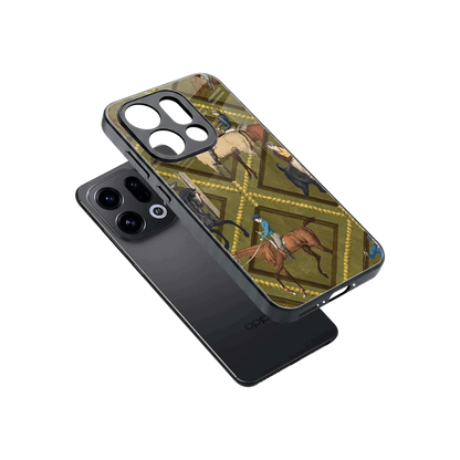 Polo Elite sleek oppo find x9 cover with tempered glass back and TPU edges