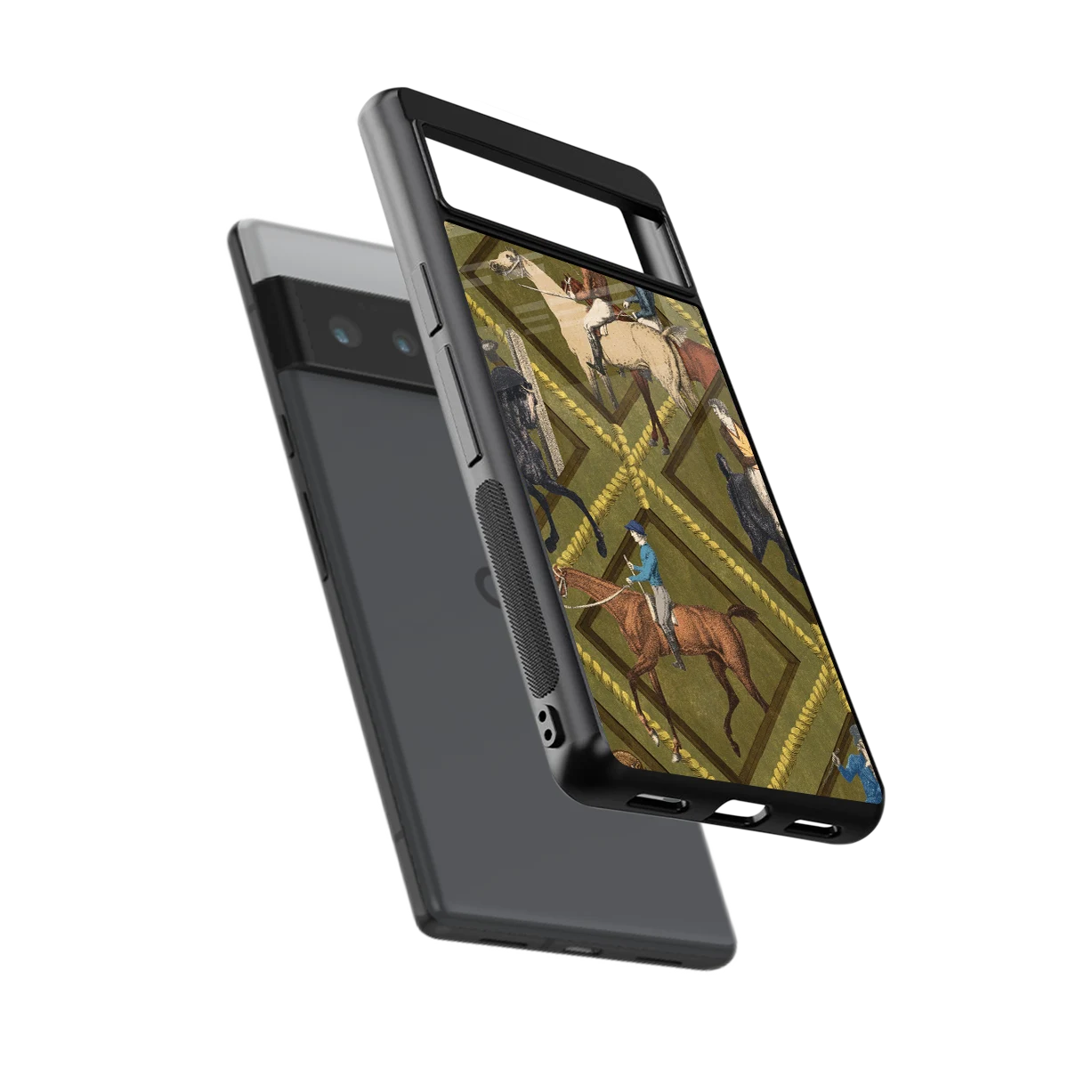 Polo Elite sleek google pixel 6 pro cover with tempered glass back and TPU edges