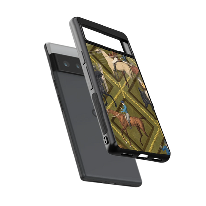 Polo Elite sleek google pixel 6 pro cover with tempered glass back and TPU edges