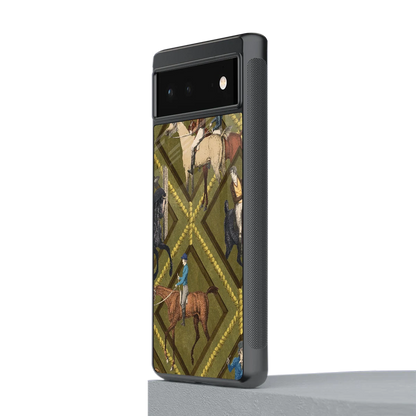 Polo Elite stylish phone case for google pixel 6a | glossy glass and slim fit