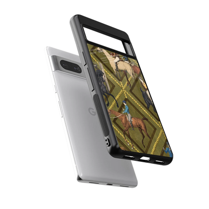 Polo Elite sleek google pixel 7a cover with tempered glass back and TPU edges