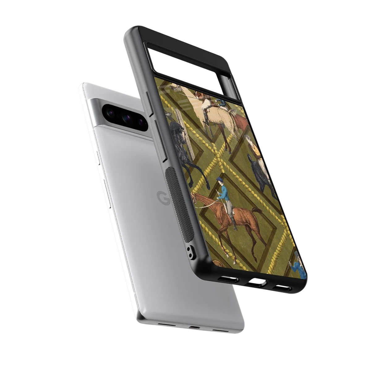 Polo Elite sleek google pixel 8 pro cover with tempered glass back and TPU edges