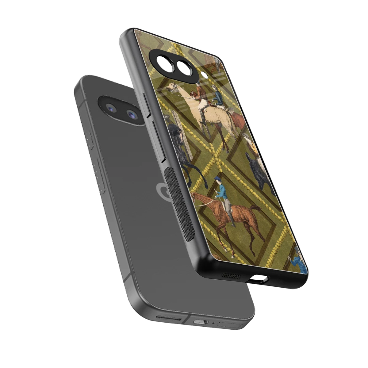 Polo Elite sleek google pixel 10a cover with tempered glass back and TPU edges