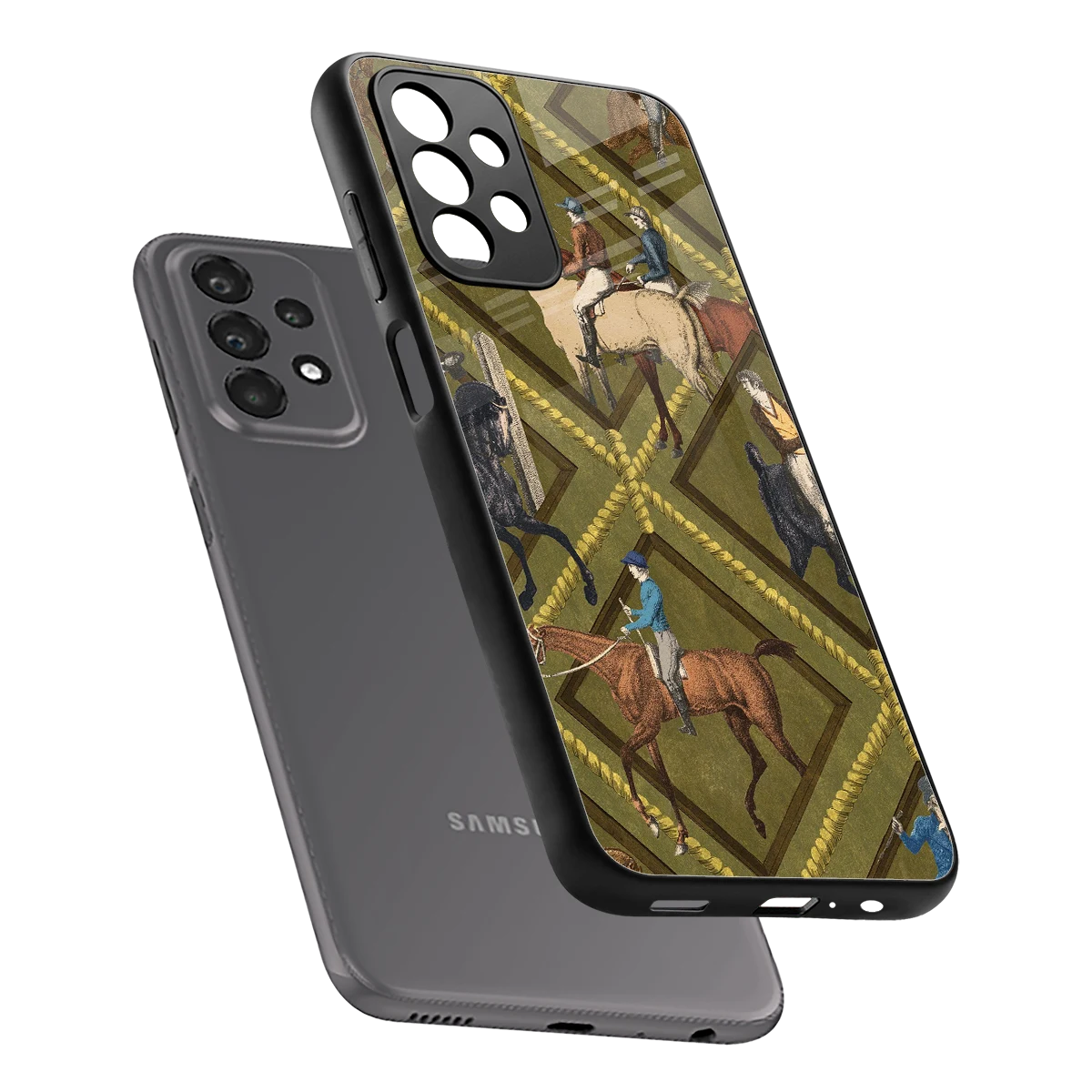 Polo Elite sleek samsung galaxy a23 cover with tempered glass back and TPU edges
