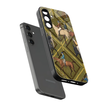 Polo Elite sleek samsung galaxy m34 5g cover with tempered glass back and TPU edges