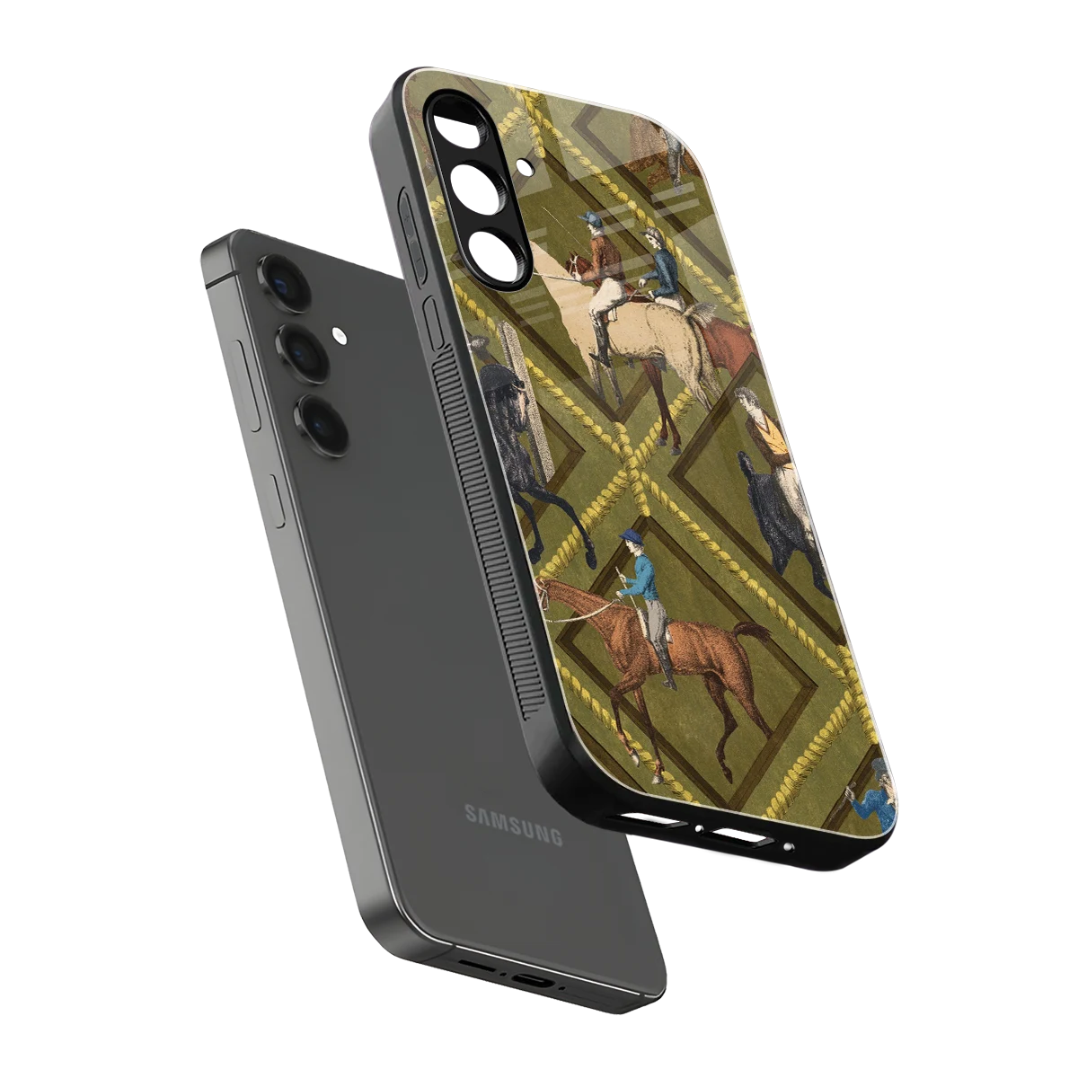 Polo Elite sleek samsung galaxy a16 5g cover with tempered glass back and TPU edges