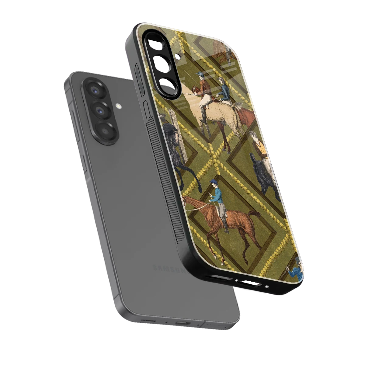 Polo Elite sleek samsung galaxy a17 5g cover with tempered glass back and TPU edges