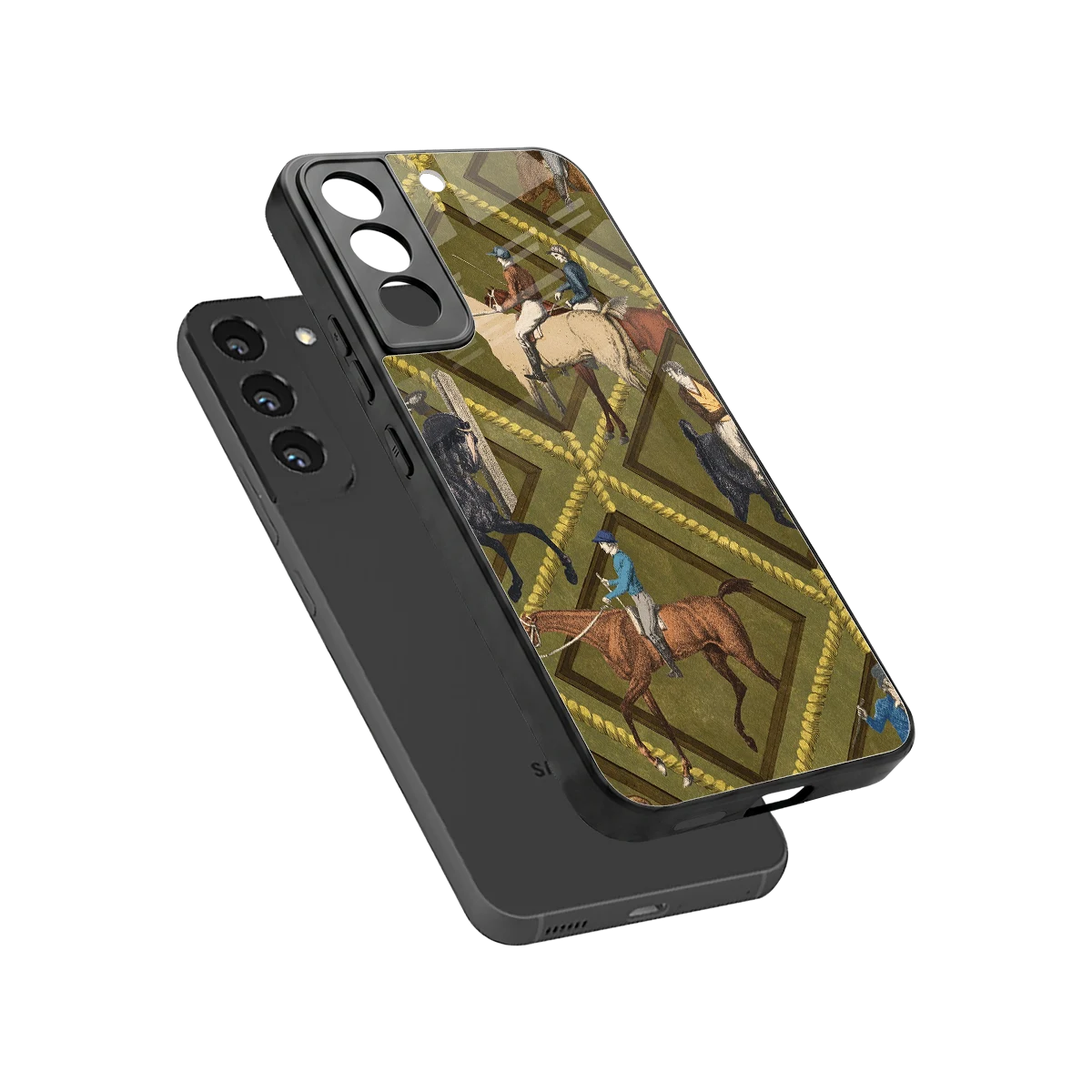 Polo Elite sleek samsung galaxy s22 cover with tempered glass back and TPU edges