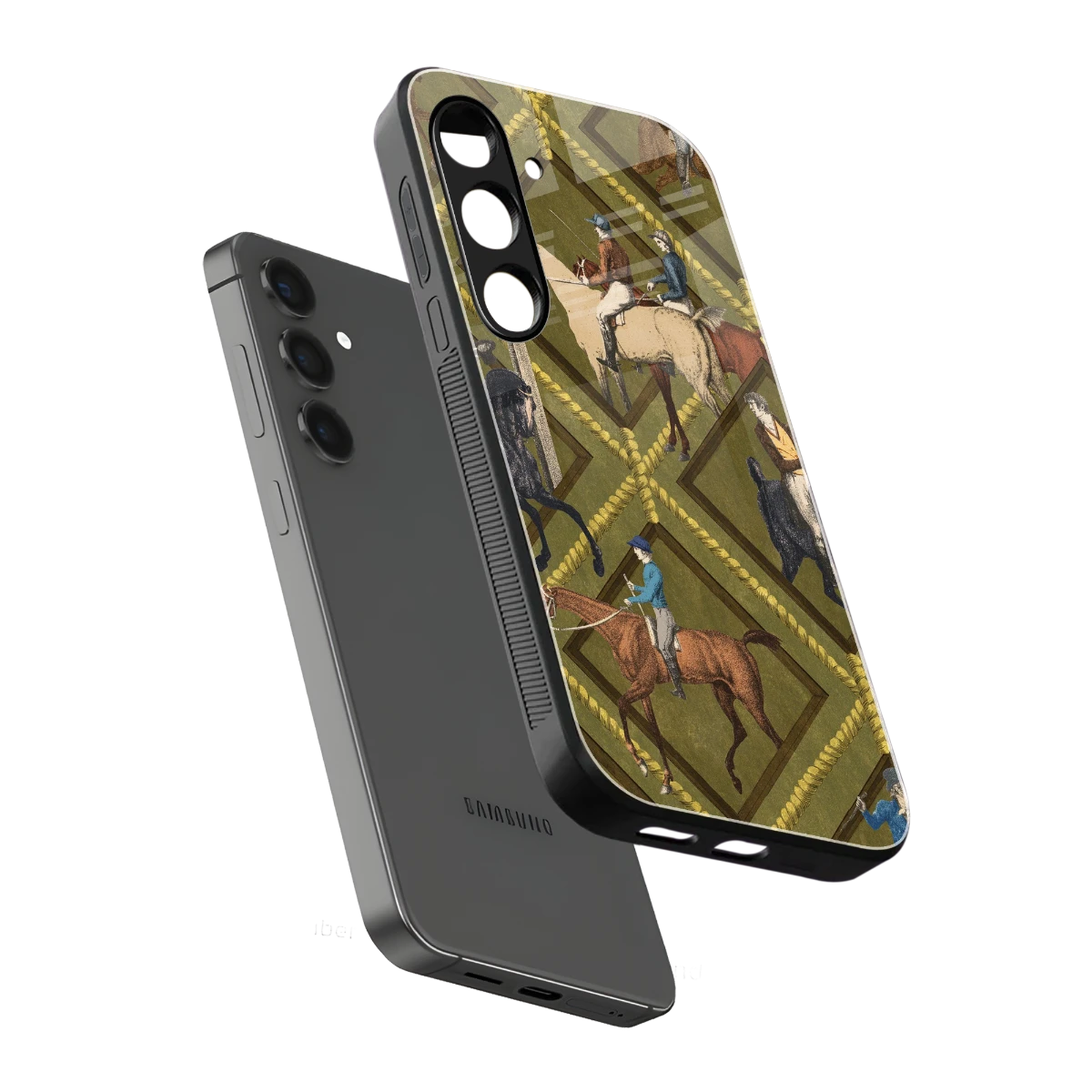 Polo Elite sleek samsung galaxy s23 fe cover with tempered glass back and TPU edges