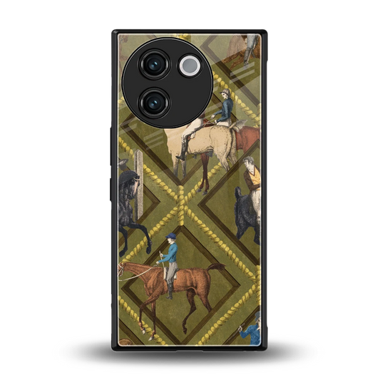 Polo Elite back phone cover | glass case for vivo v30e