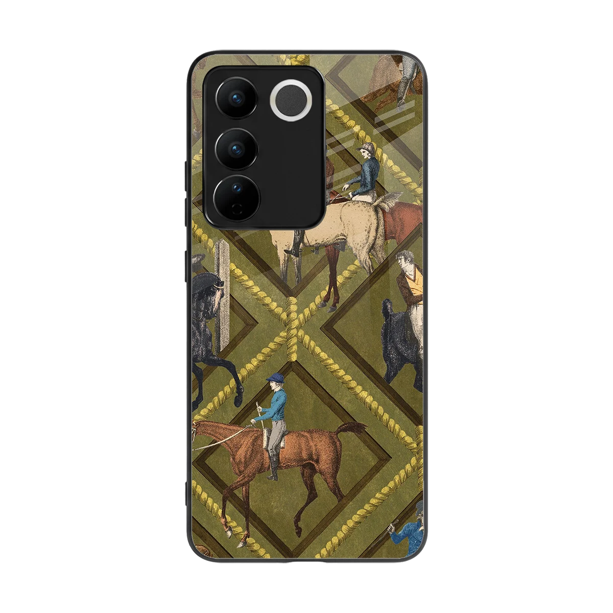 Polo Elite back phone cover | glass case for vivo v27 5g