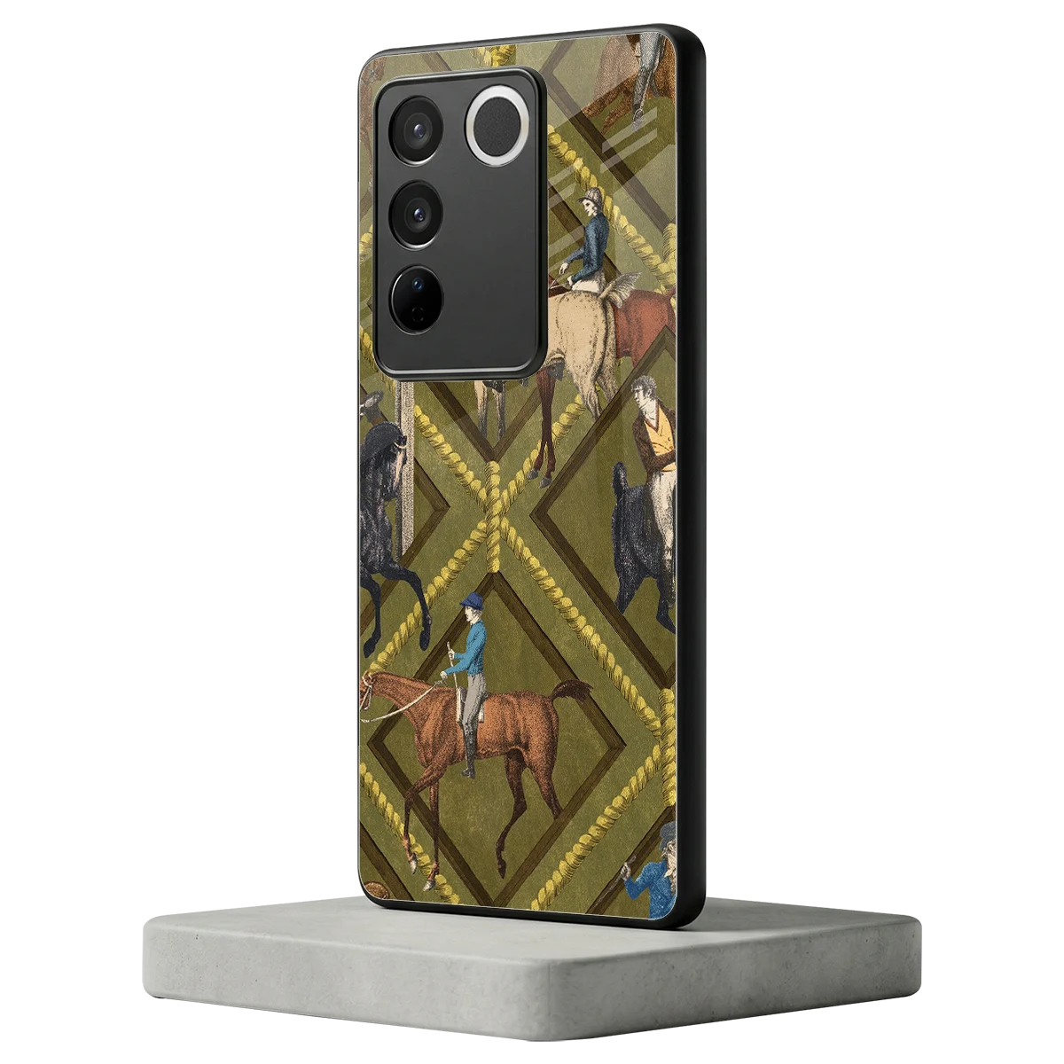 Polo Elite vivo v27 5g mobile cover | shockproof glass phone case