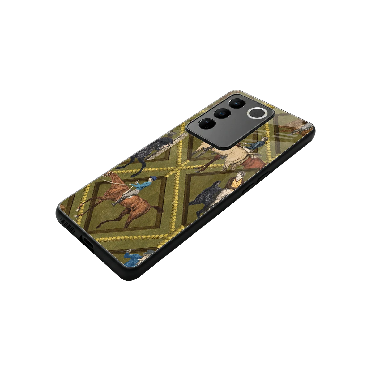 Polo Elite stylish phone case for vivo v27 5g | glossy glass and slim fit
