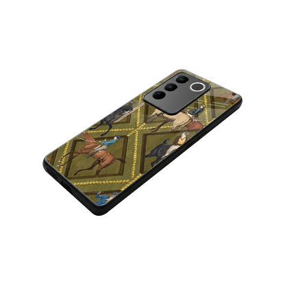 Polo Elite stylish phone case for vivo v27 5g | glossy glass and slim fit