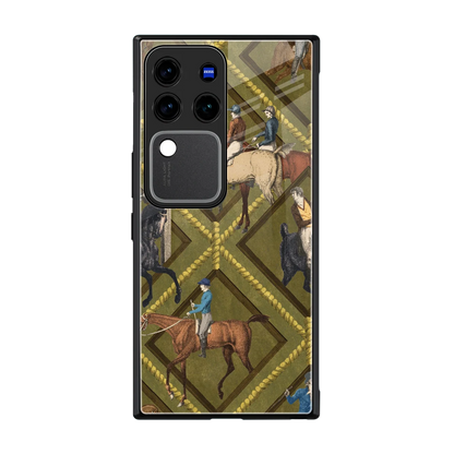Polo Elite back phone cover | glass case forvivo v30 pro